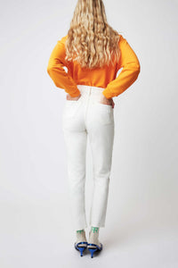 Jean Glory en coton - Blanc