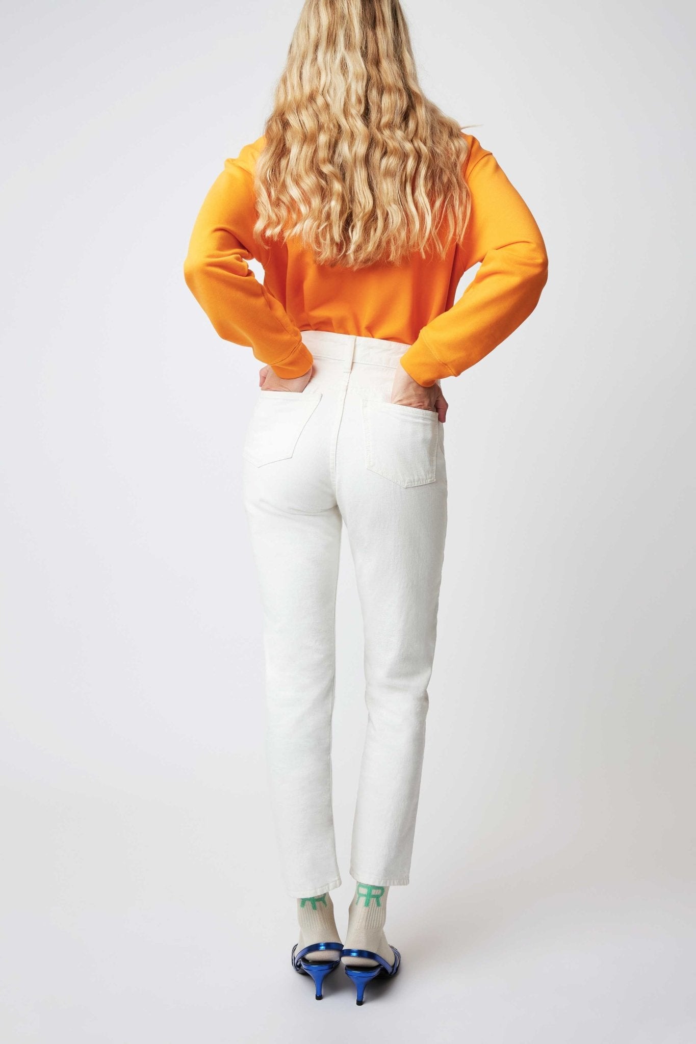 Jean Glory en coton - Blanc