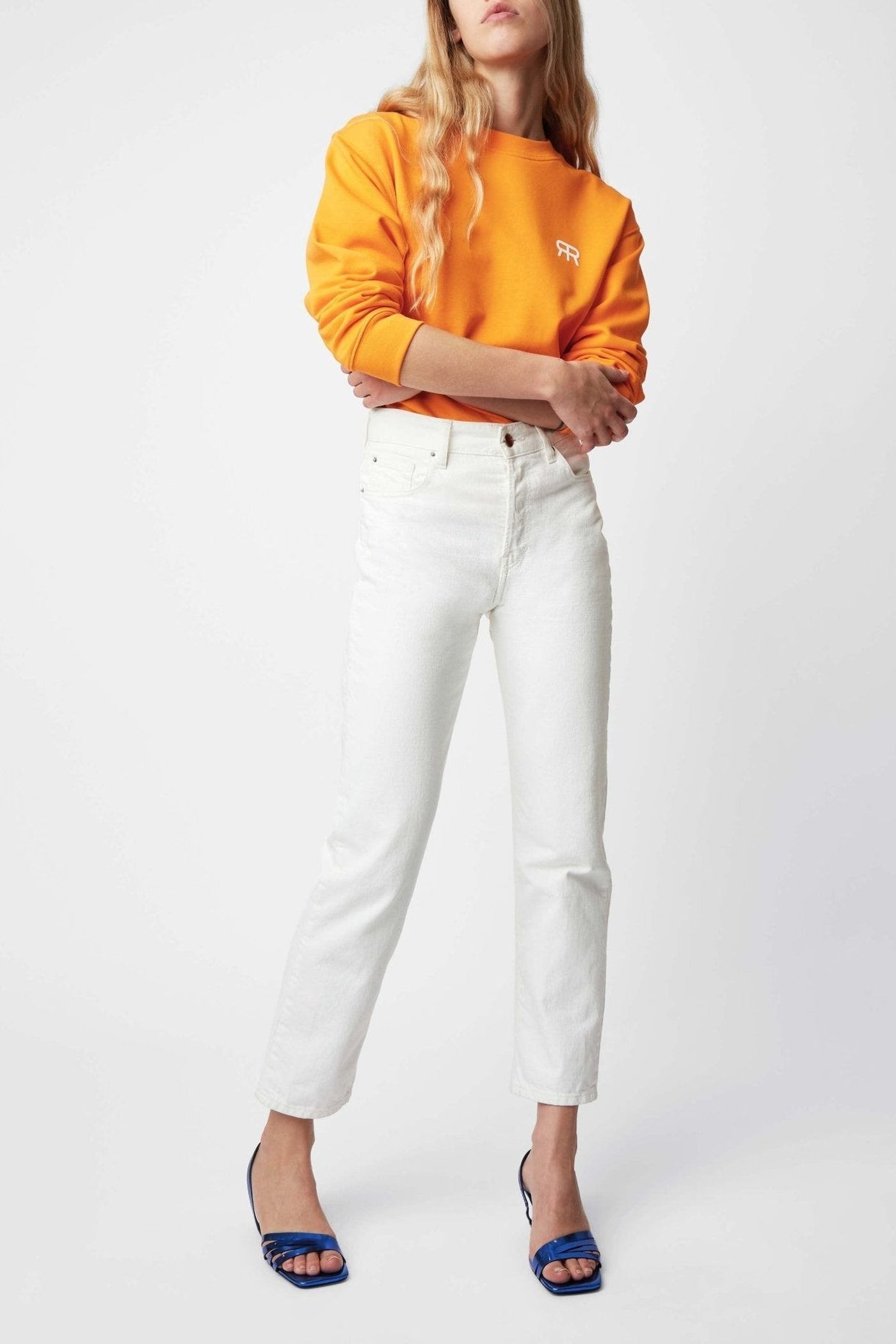 Jean Glory en coton - Blanc