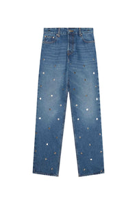Jean Walk taille haute - Bleu