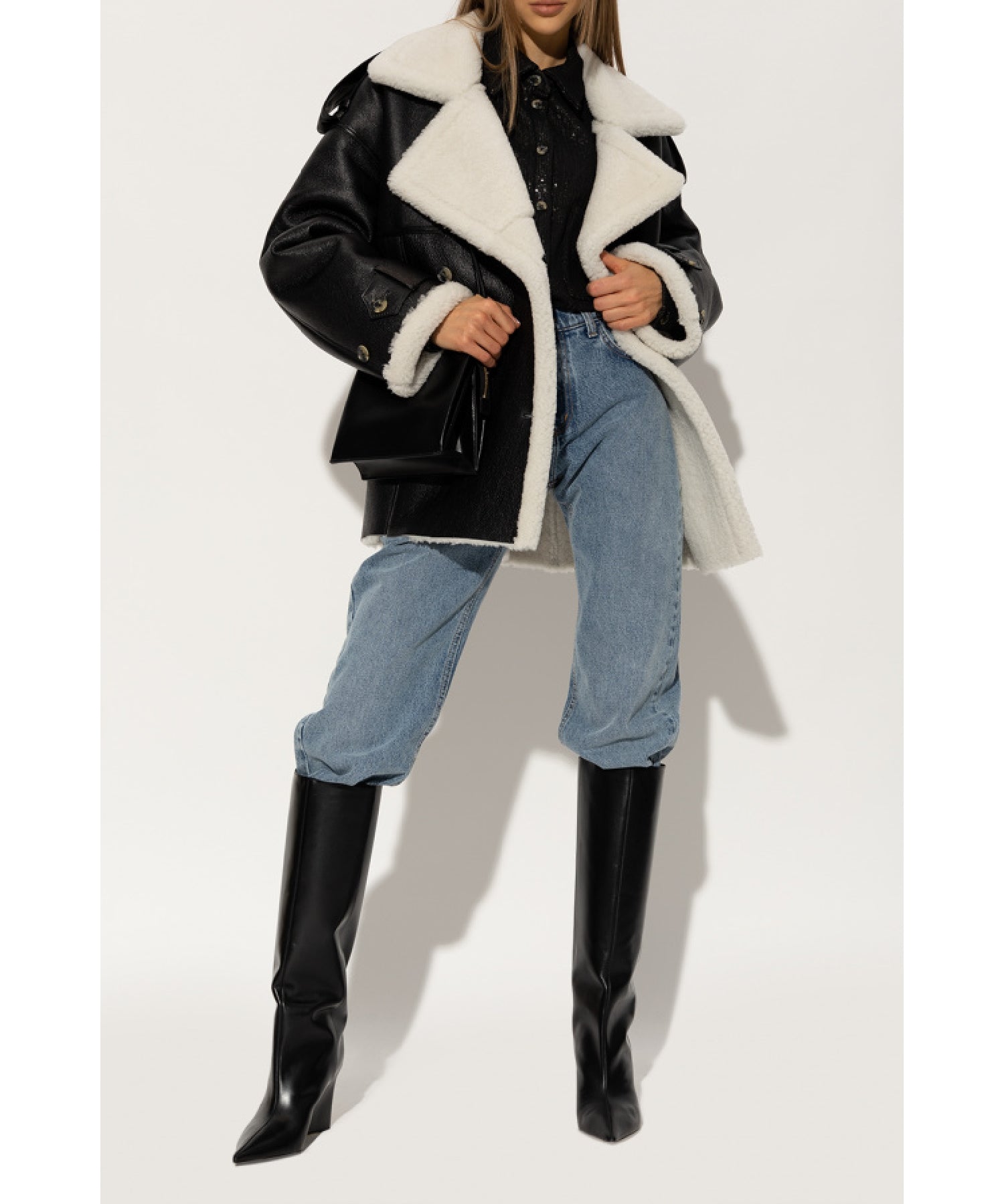 Blake mid high 85 leather boots - Black