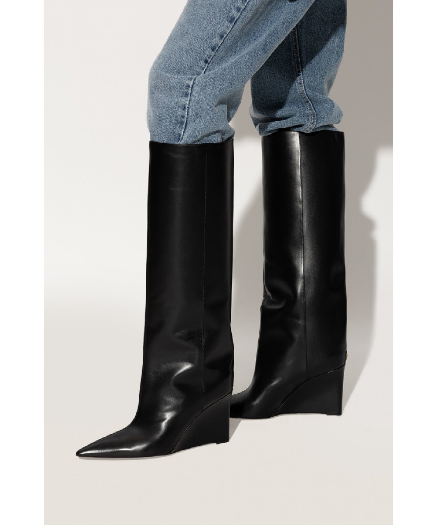 Blake mid high 85 leather boots - Black