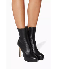 Maggie 115 leather ankle boots - Black