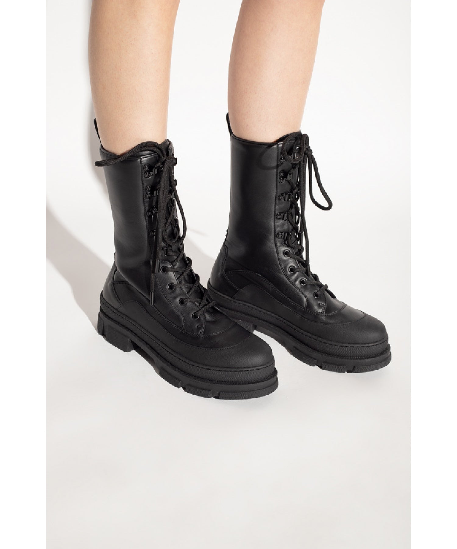 Bottes Aldea en cuir - Black