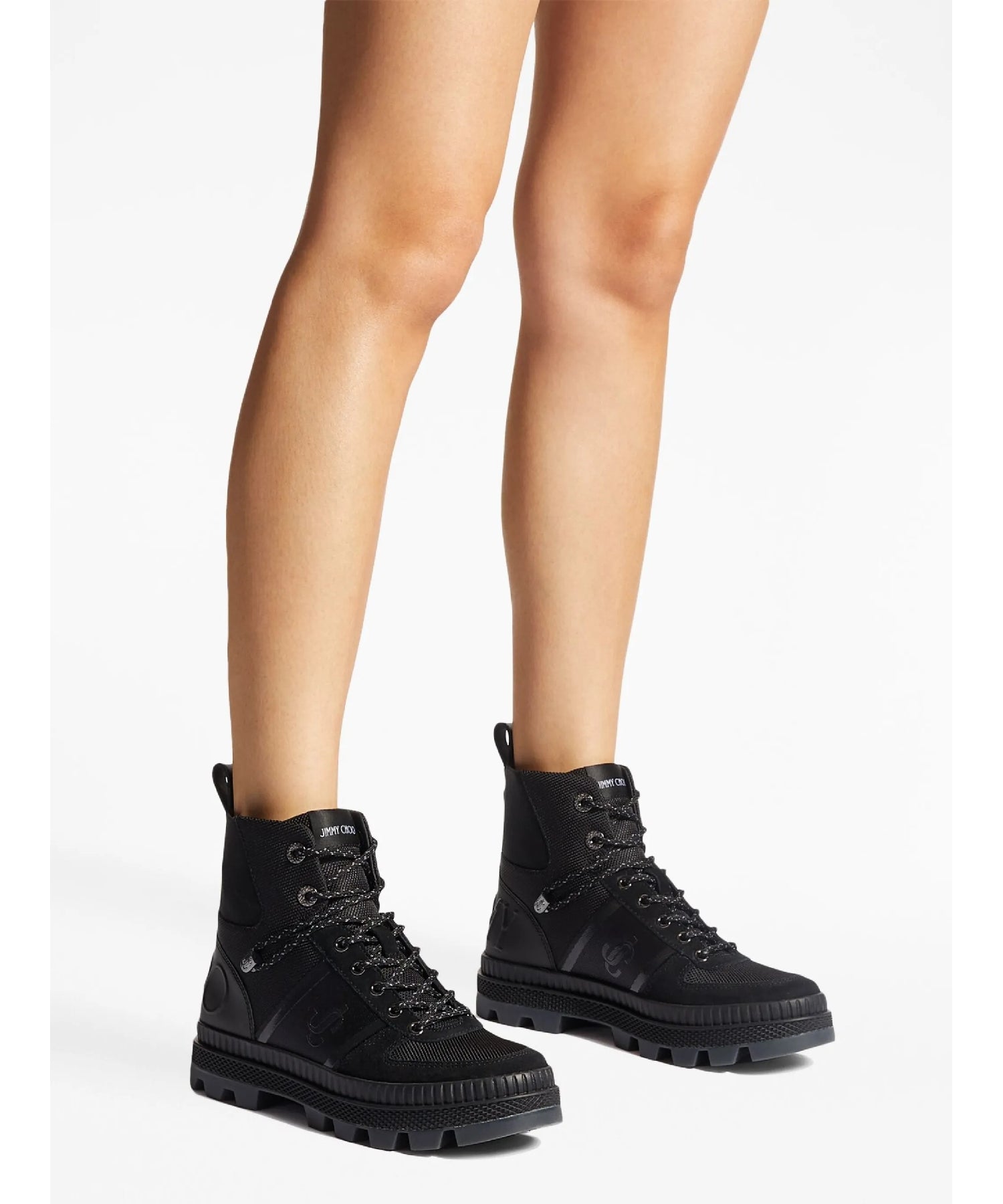 Bottes Normandy en nylon et cuir - Black Mix