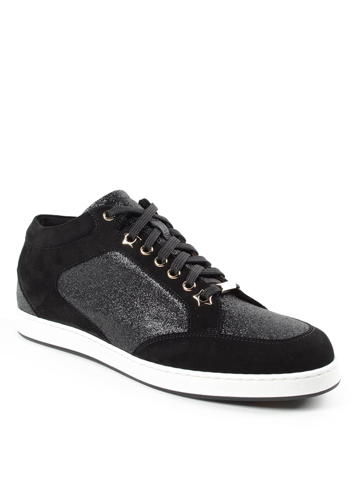 Sneakers basses Miami en cuir - Black Intense