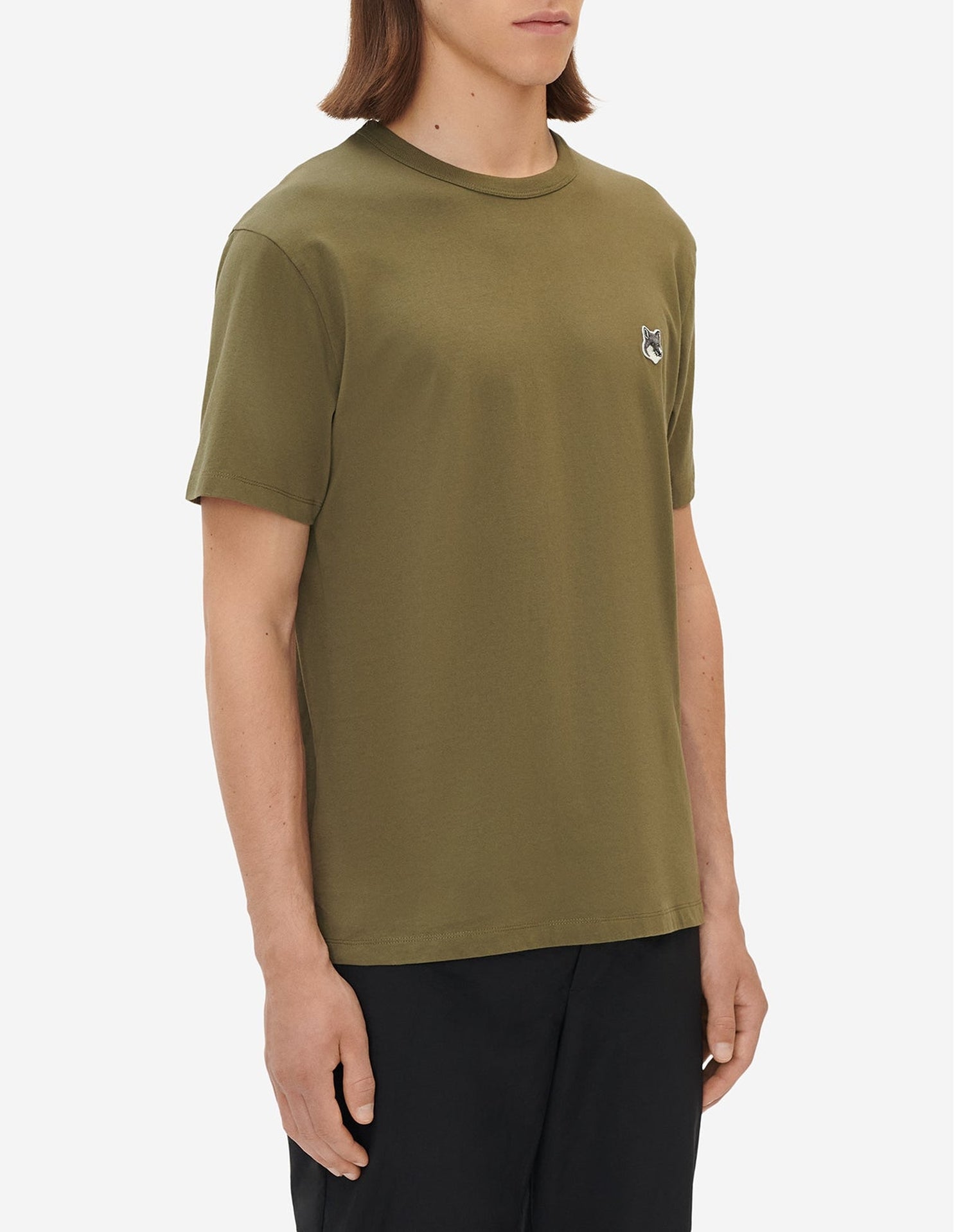 T-shirt avec écusson - Khaki Grey