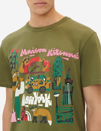 T-shirt avec impression - Khaki Grey