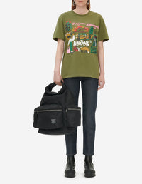 T-shirt avec impression - Khaki Grey