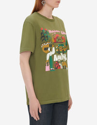 T-shirt avec impression - Khaki Grey