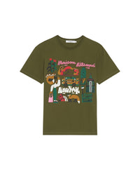 T-shirt avec impression - Khaki Grey