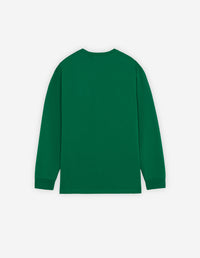 T-shirt à manches longues avec inscription - Deep Green