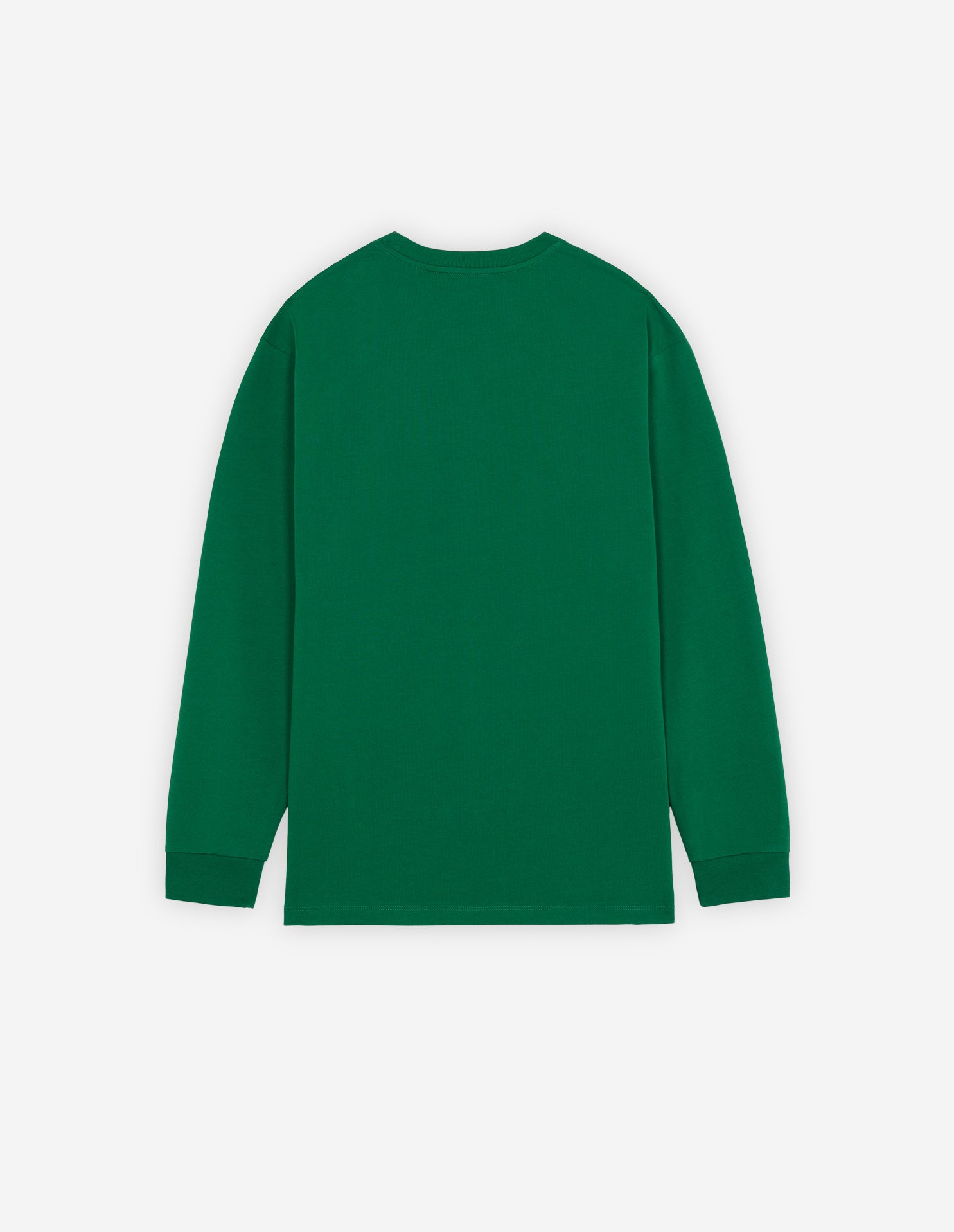T-shirt à manches longues avec inscription - Deep Green