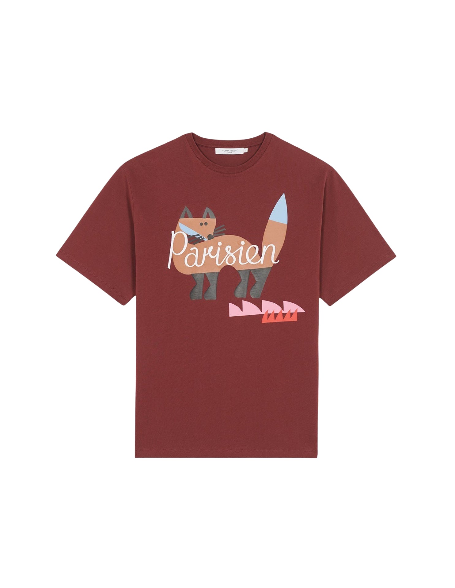 T-shirt ample avec impression - Wine Lees