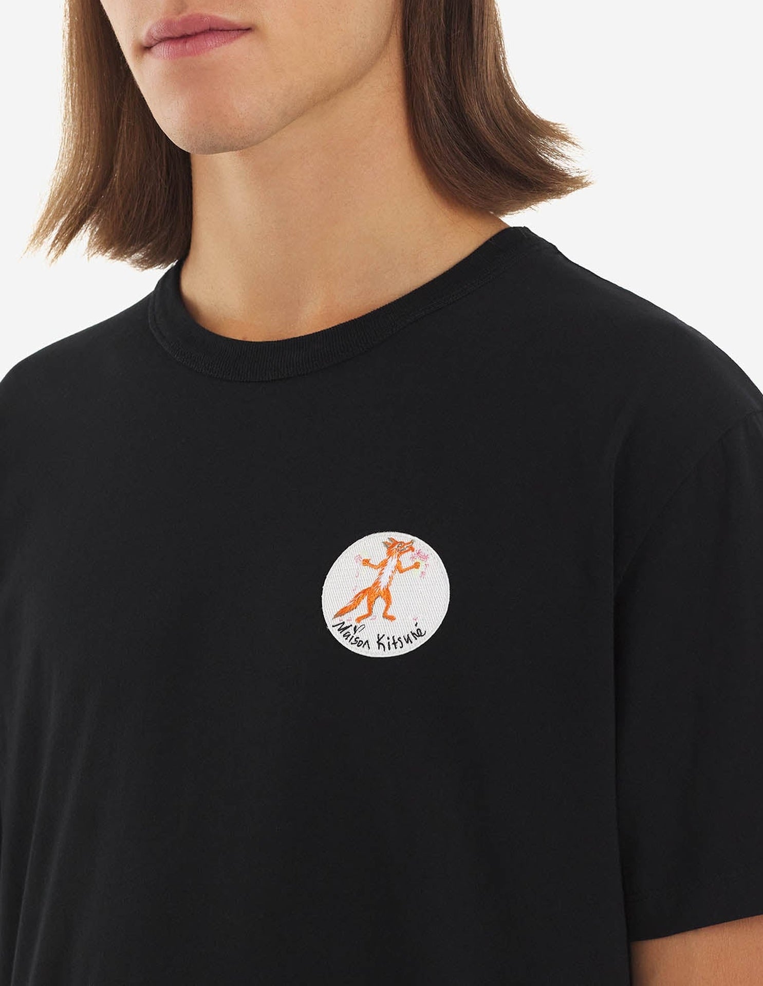 T-shirt Maison Kitsuné x Olympia Le-Tan - Black