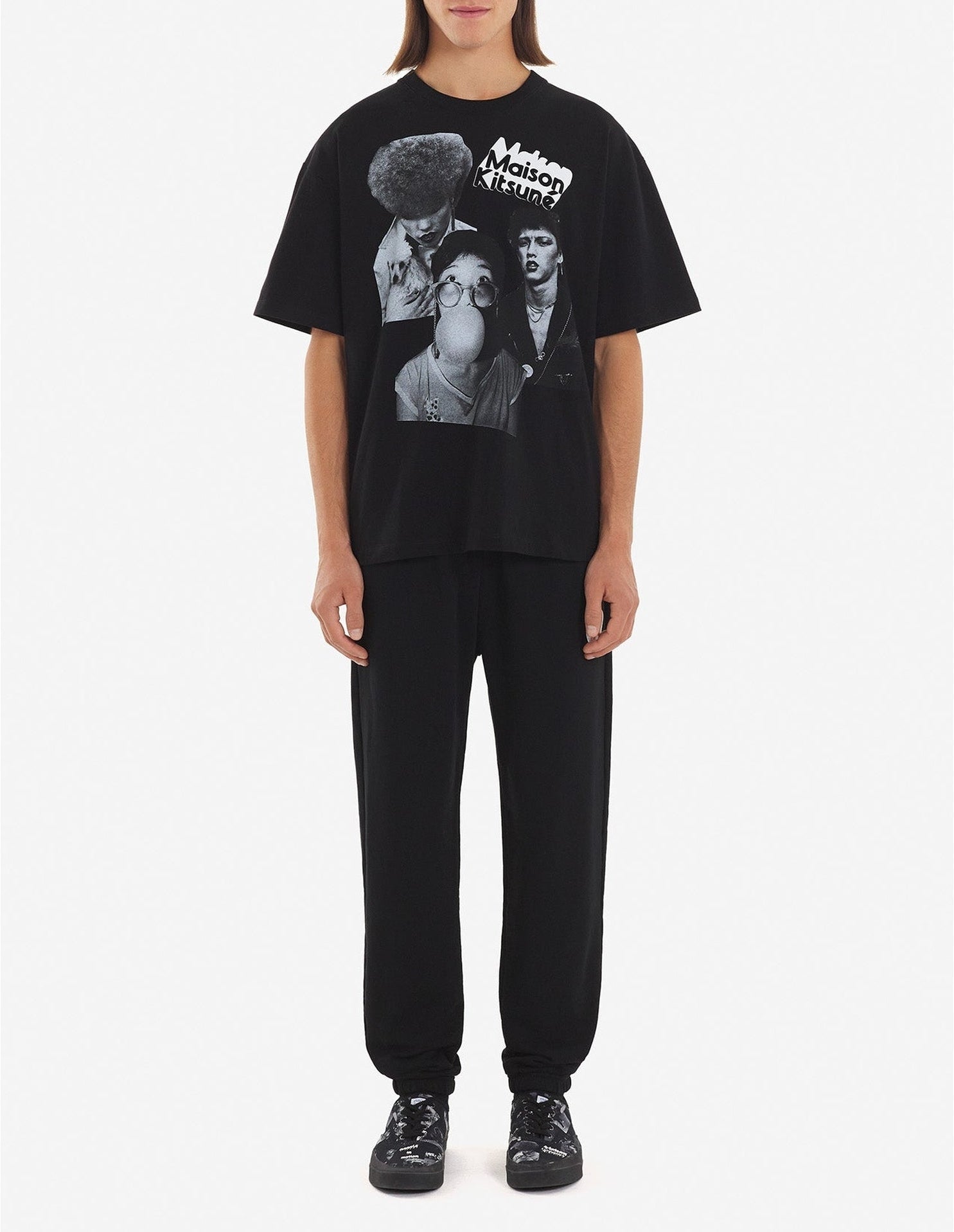 T-shirt Maison Kitsuné x Olympia Le-Tan - Black