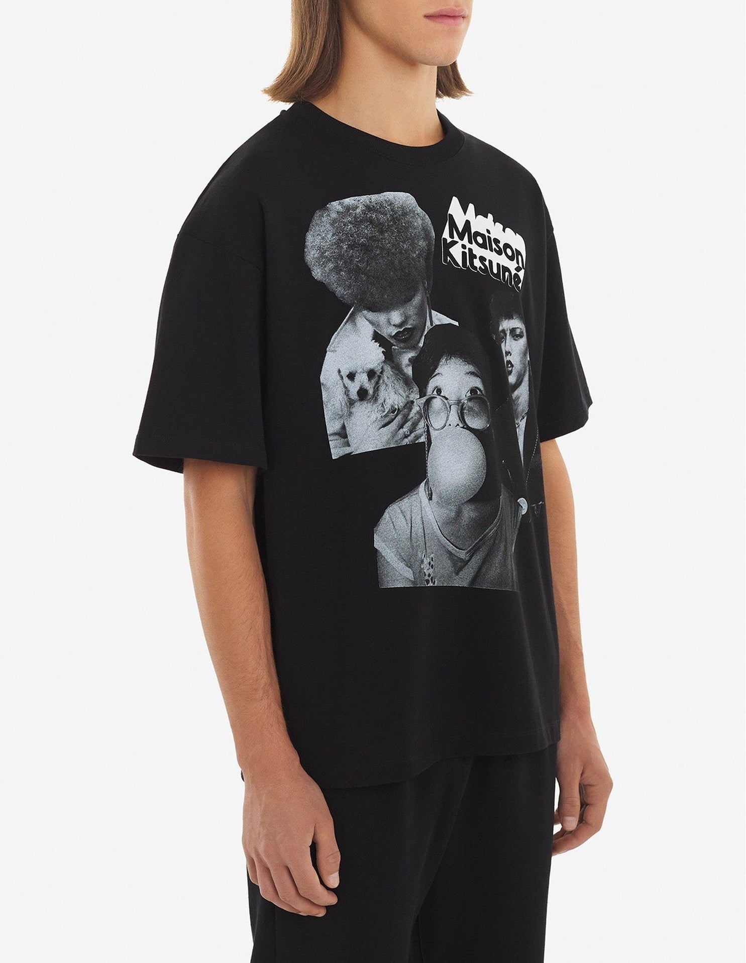 T-shirt Maison Kitsuné x Olympia Le-Tan - Black