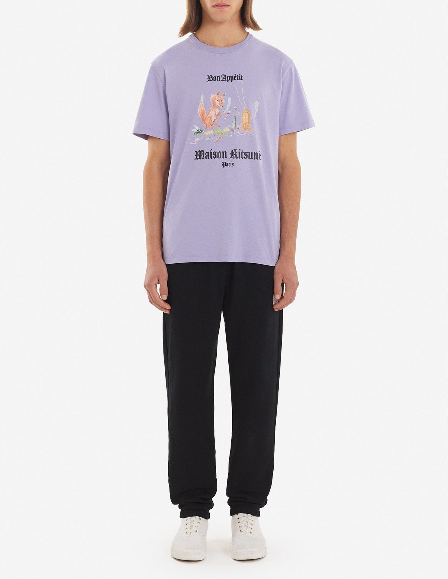 Maison Kitsuné x Olympia Le-Tan T-shirt - Misty Lilac