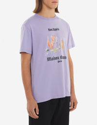 Maison Kitsuné x Olympia Le-Tan T-shirt - Misty Lilac