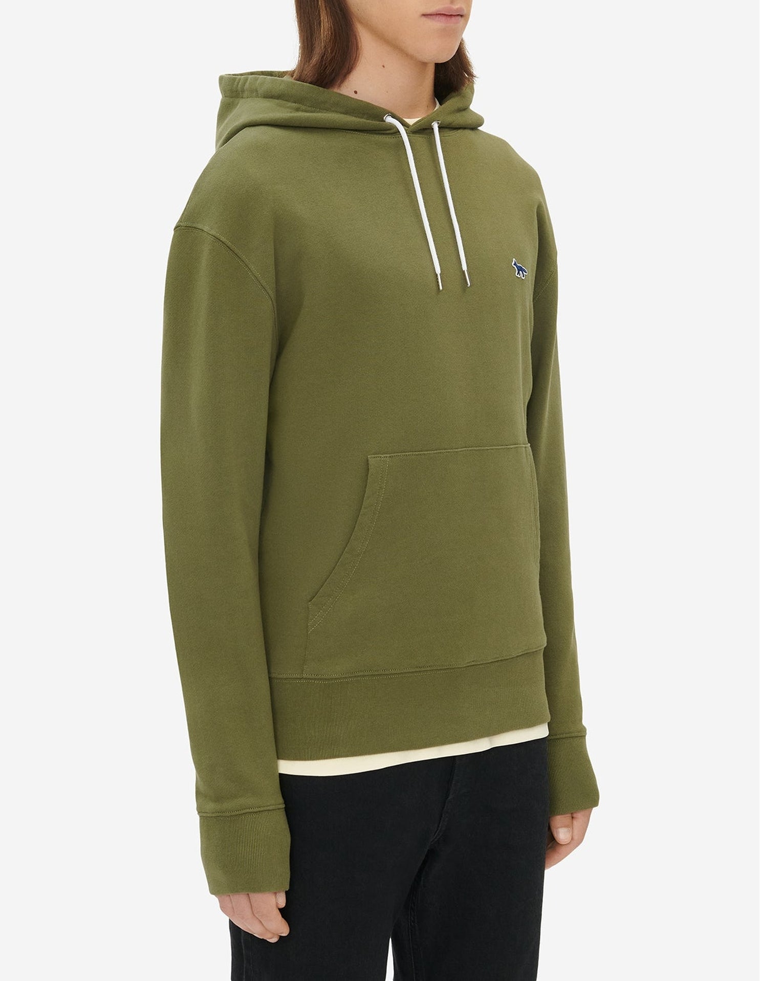 Sweat à capuche et manches longues - Khaki Grey