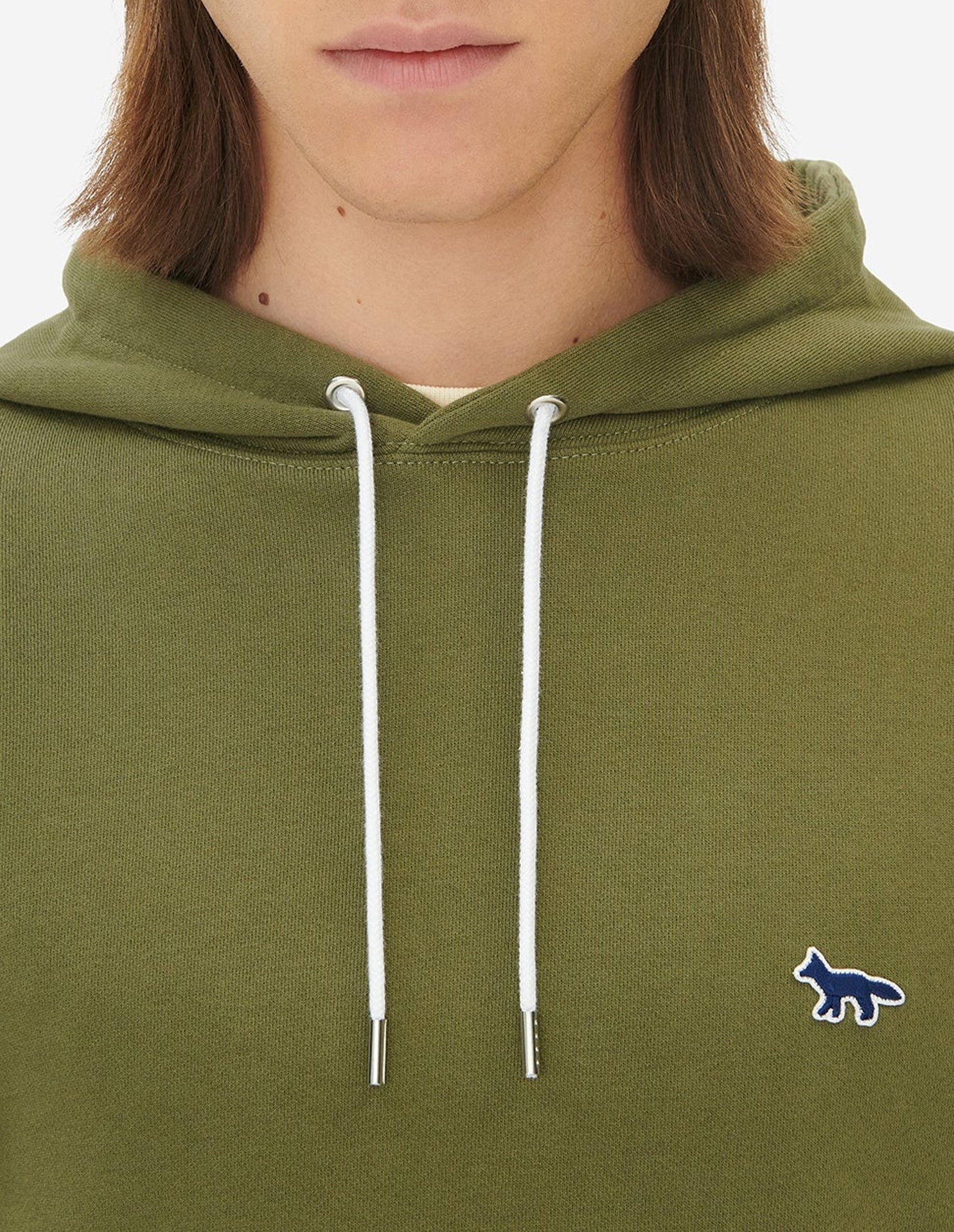 Sweat à capuche et manches longues - Khaki Grey
