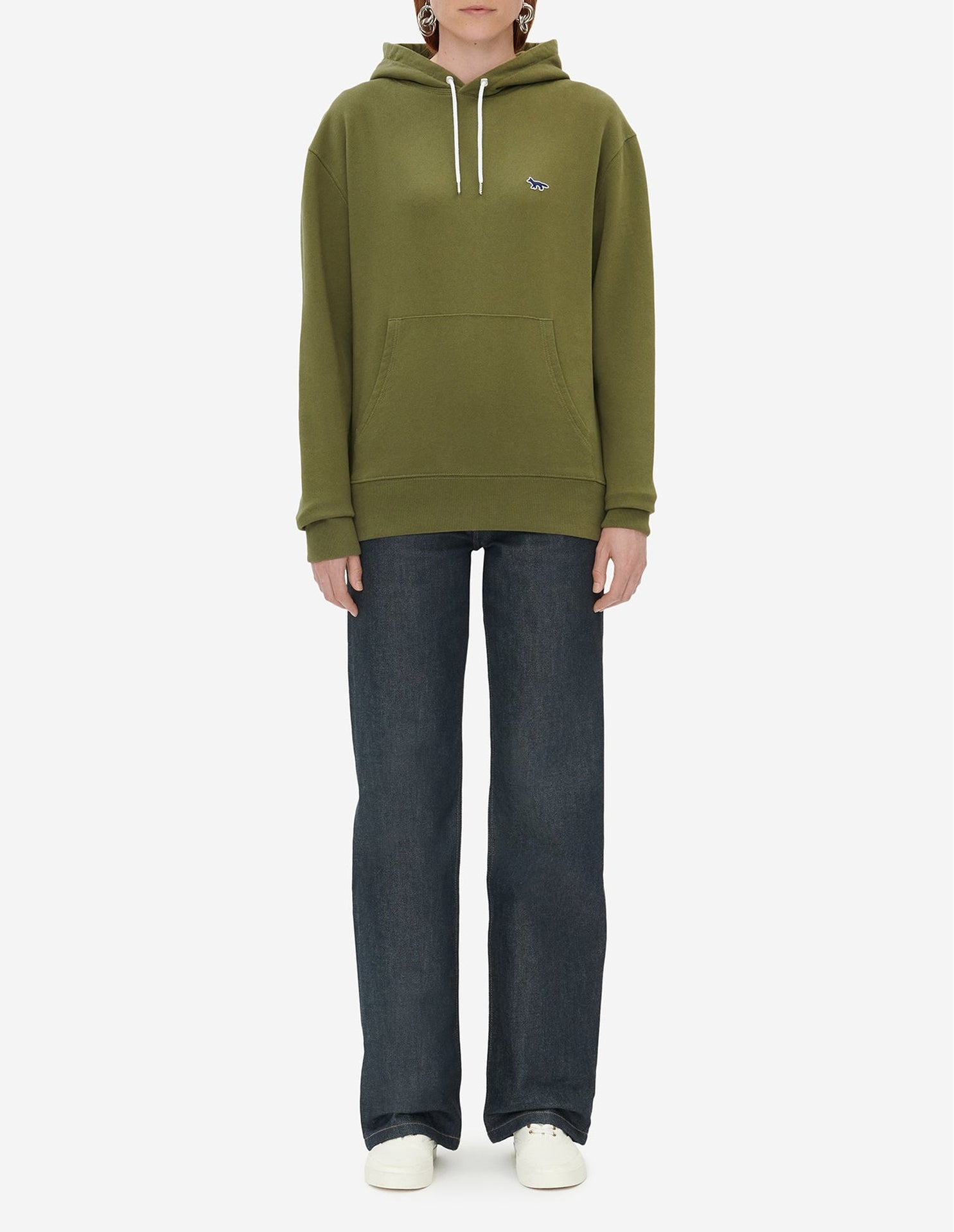 Sweat à capuche et manches longues - Khaki Grey