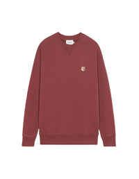 Sweatshirt avec écusson - Wine Lees Melange