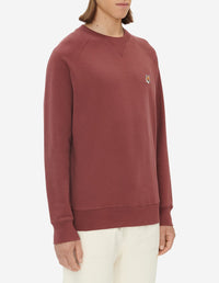 Sweatshirt avec écusson - Wine Lees Melange