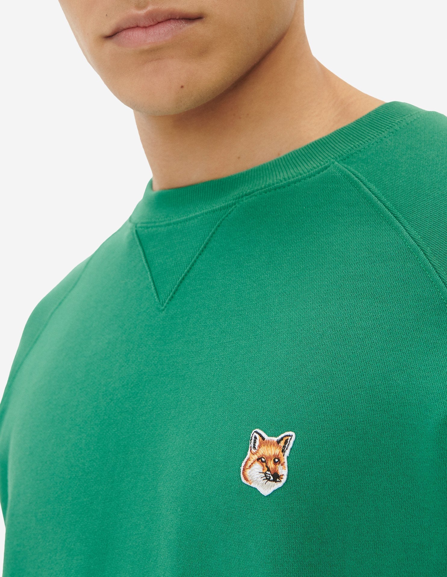 Sweatshirt avec écusson - Deep Green
