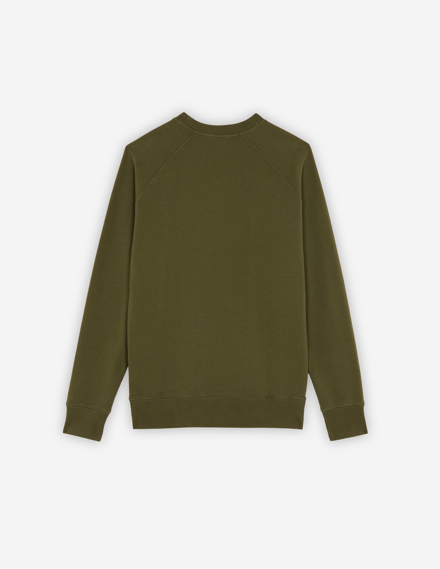 Sweatshirt à col rond avec écusson - Khaki Grey
