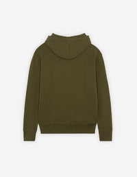 Sweat à capuche avec écusson - Khaki Grey