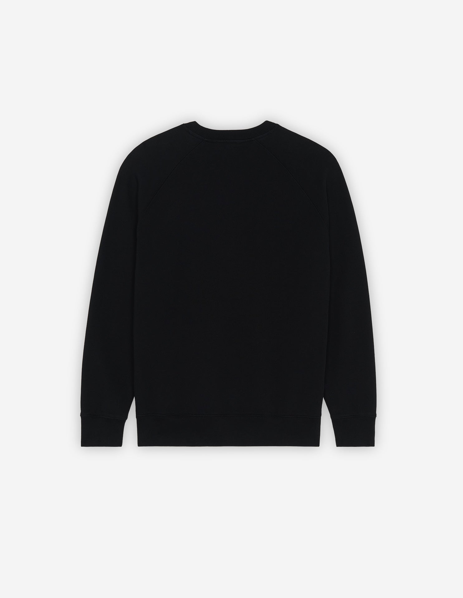 Round-neck sweatshirt with print - Black