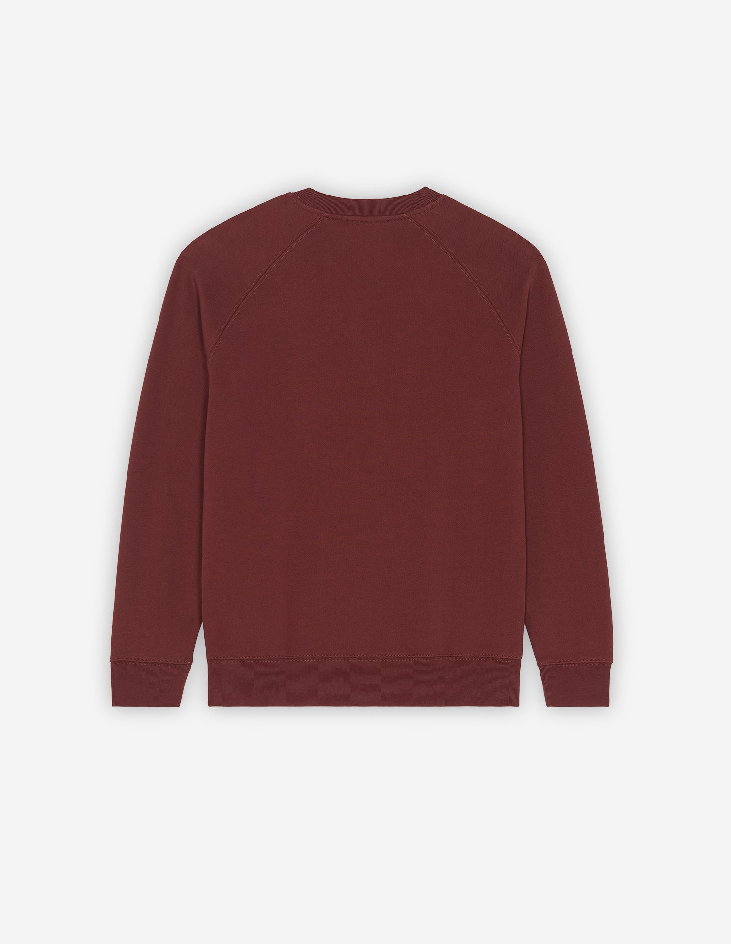 Sweatshirt à col rond avec impression - Wine Lees