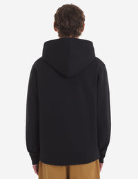 Sweat à capuche brossée - Black