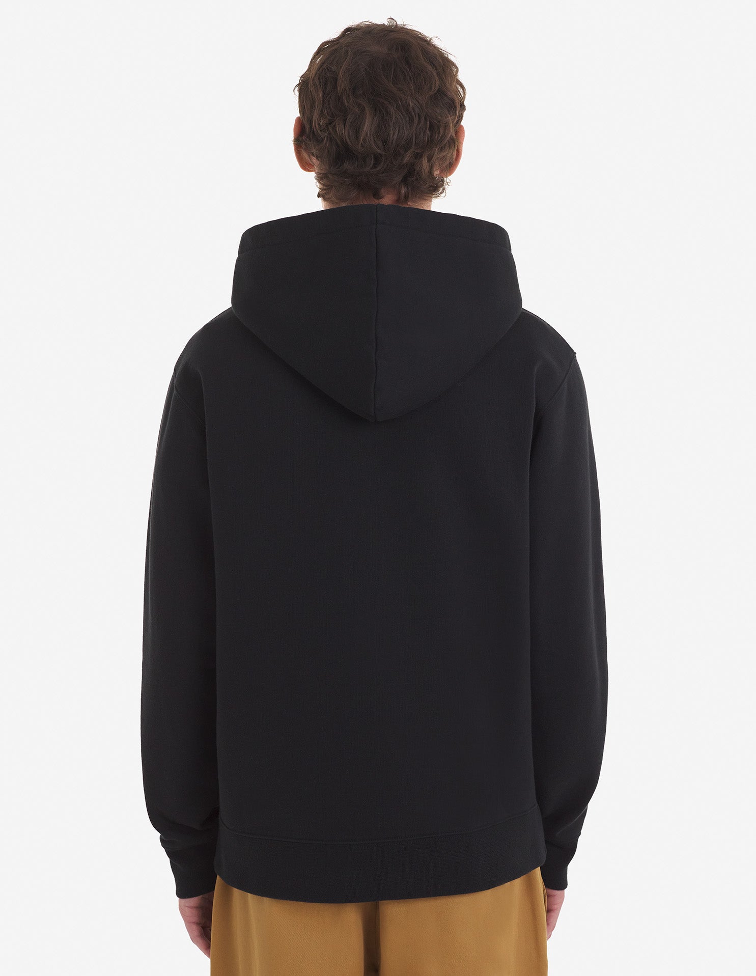 Sweat à capuche brossée - Black