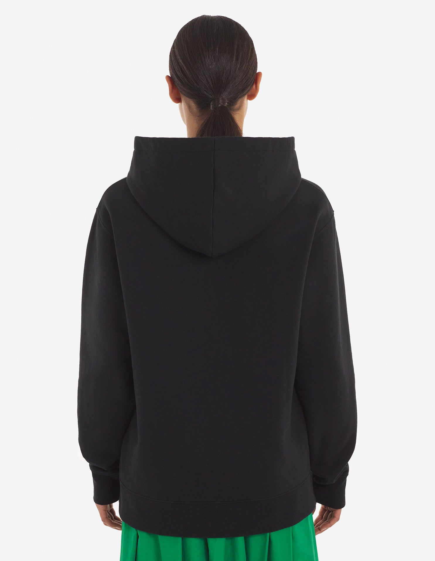 Sweat à capuche brossée - Black