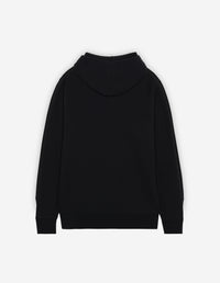 Sweat à capuche brossée - Black