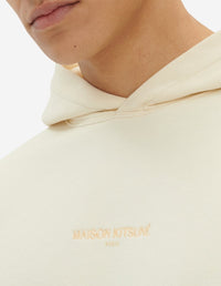 Sweat à capuche brossée - Ecru