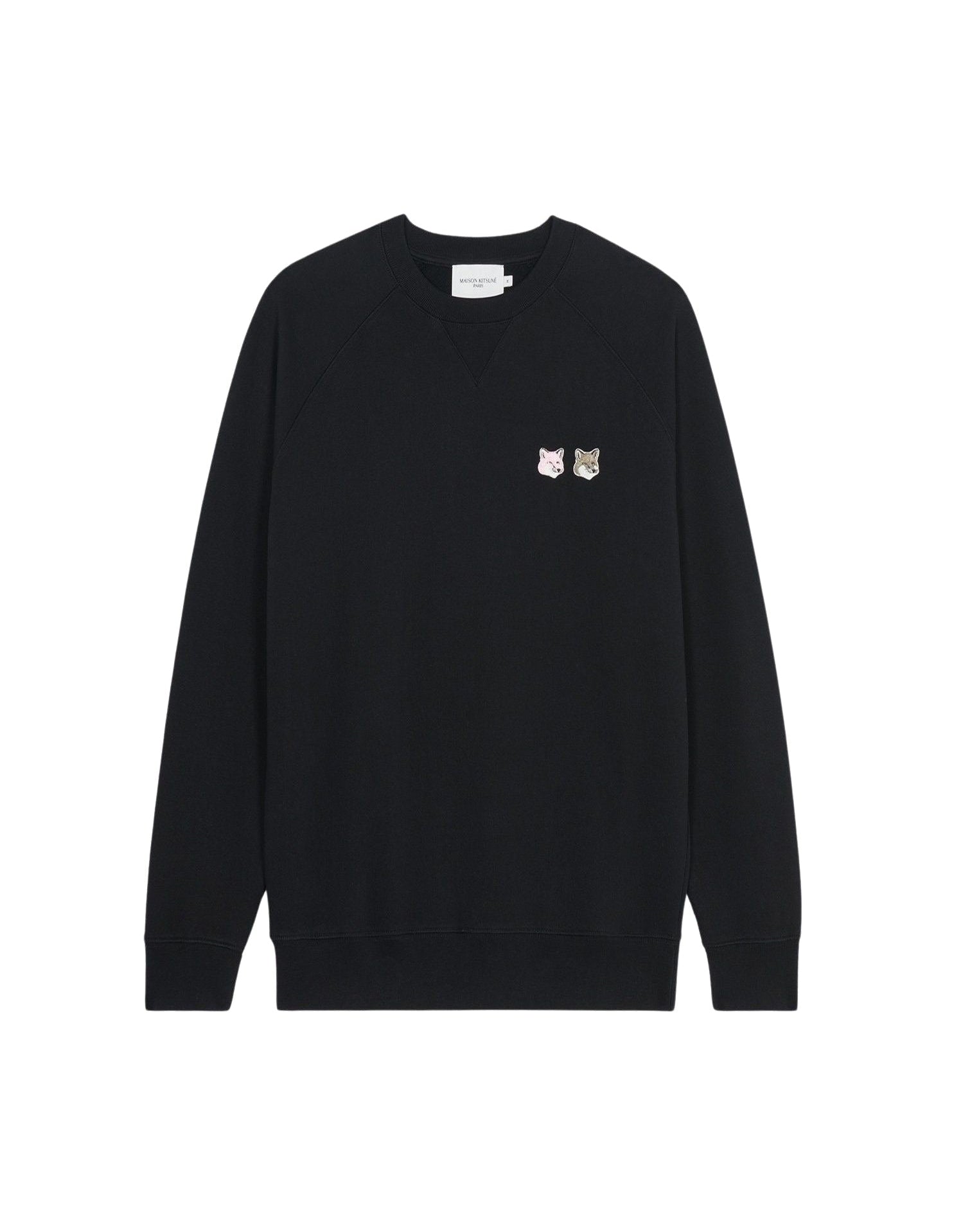 Sweatshirt avec écusson polaire - Black