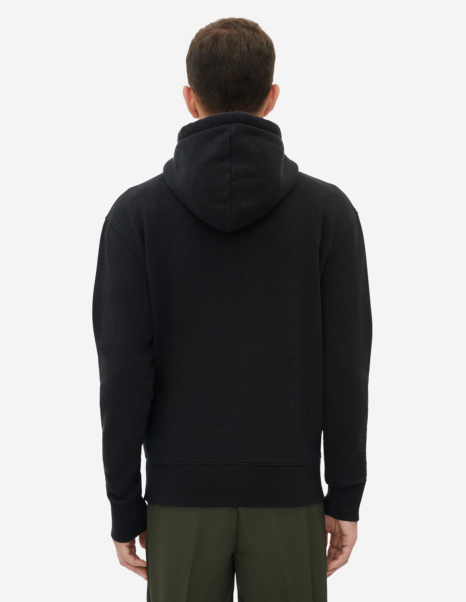 Sweat à capuche avec impression - Black