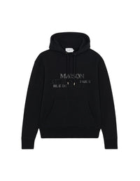 Sweat à capuche avec impression - Black