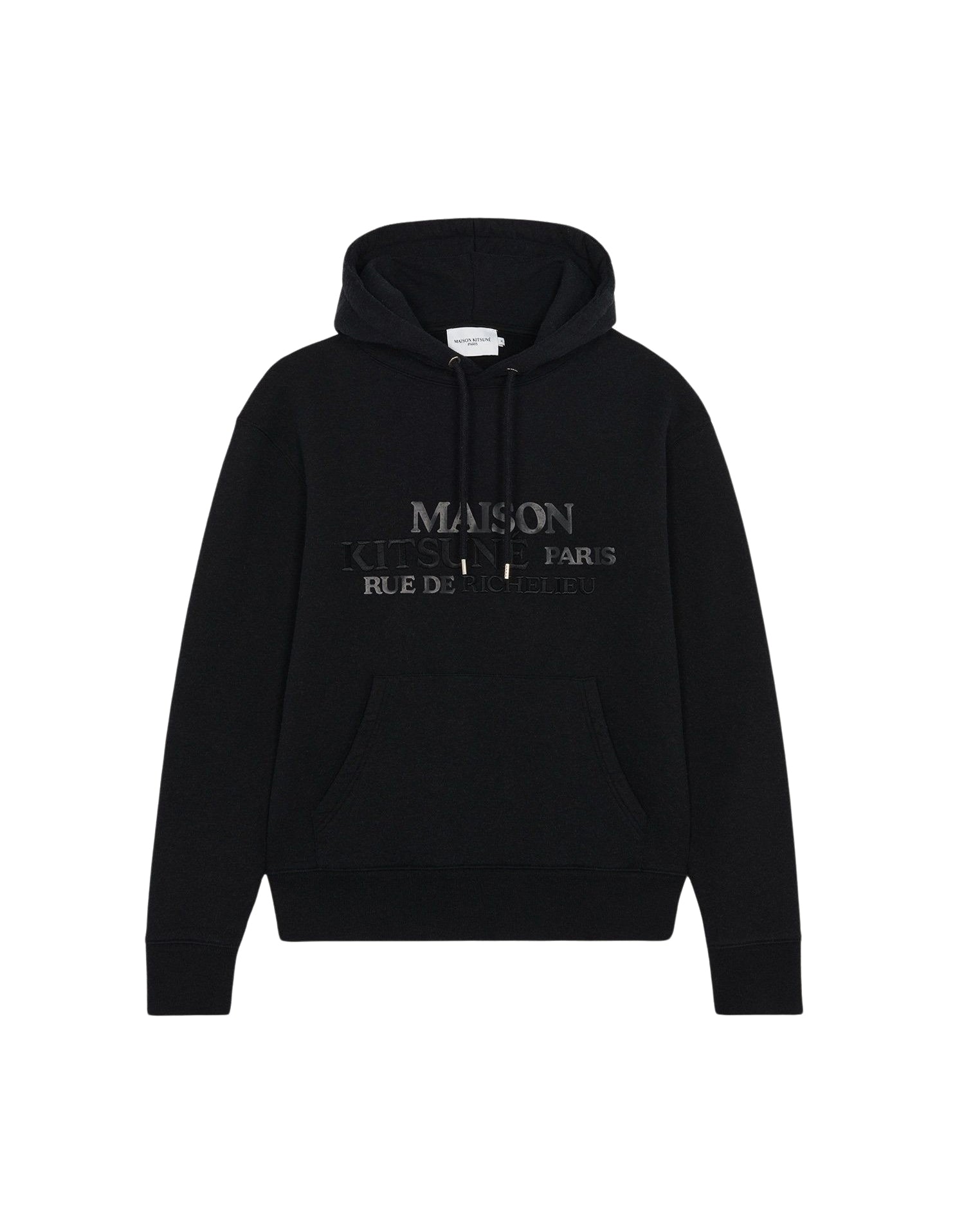 Sweat à capuche avec impression - Black