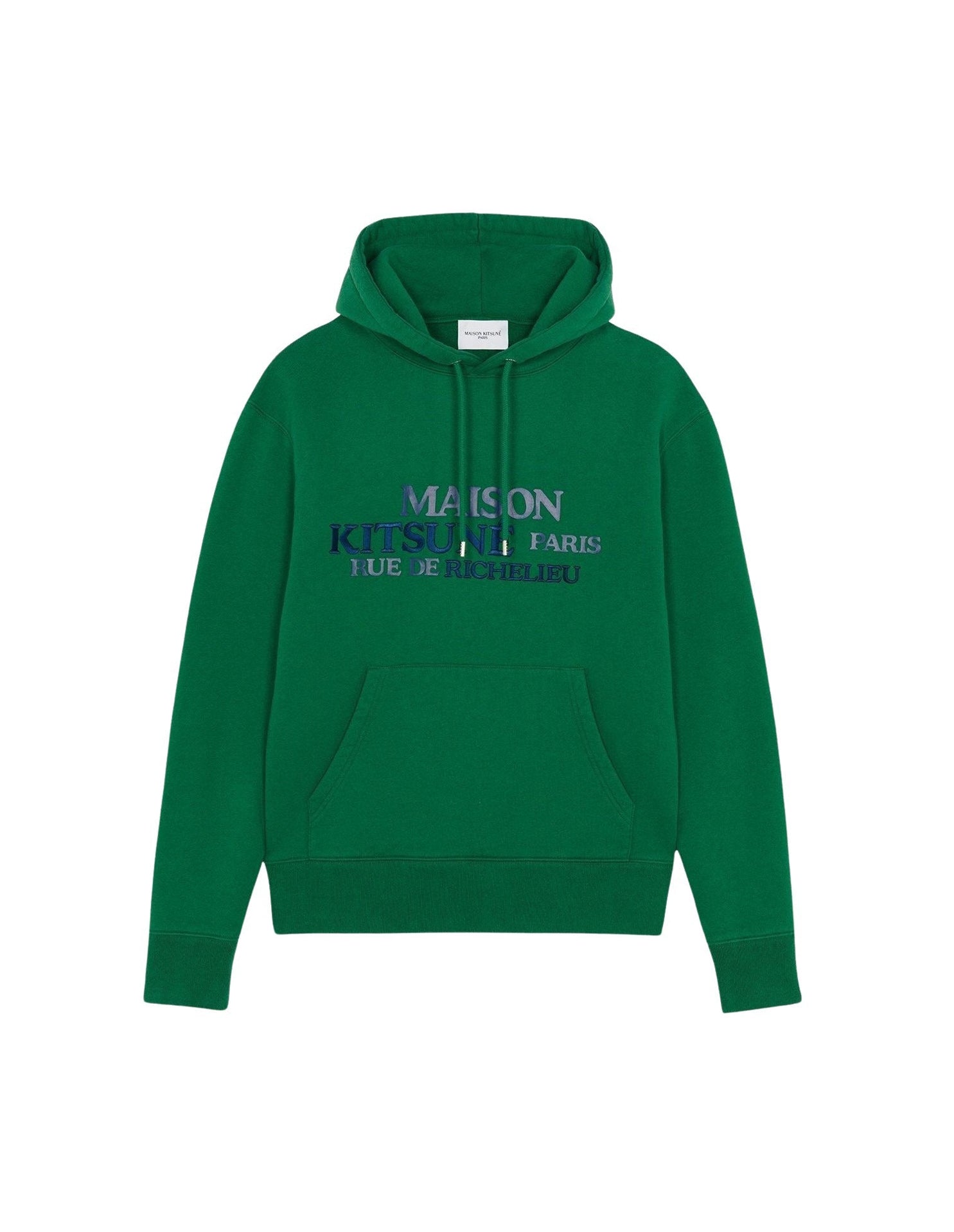 Sweat à capuche avec impression - Deep Green