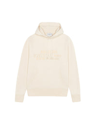 Sweat à capuche avec impression - Ecru