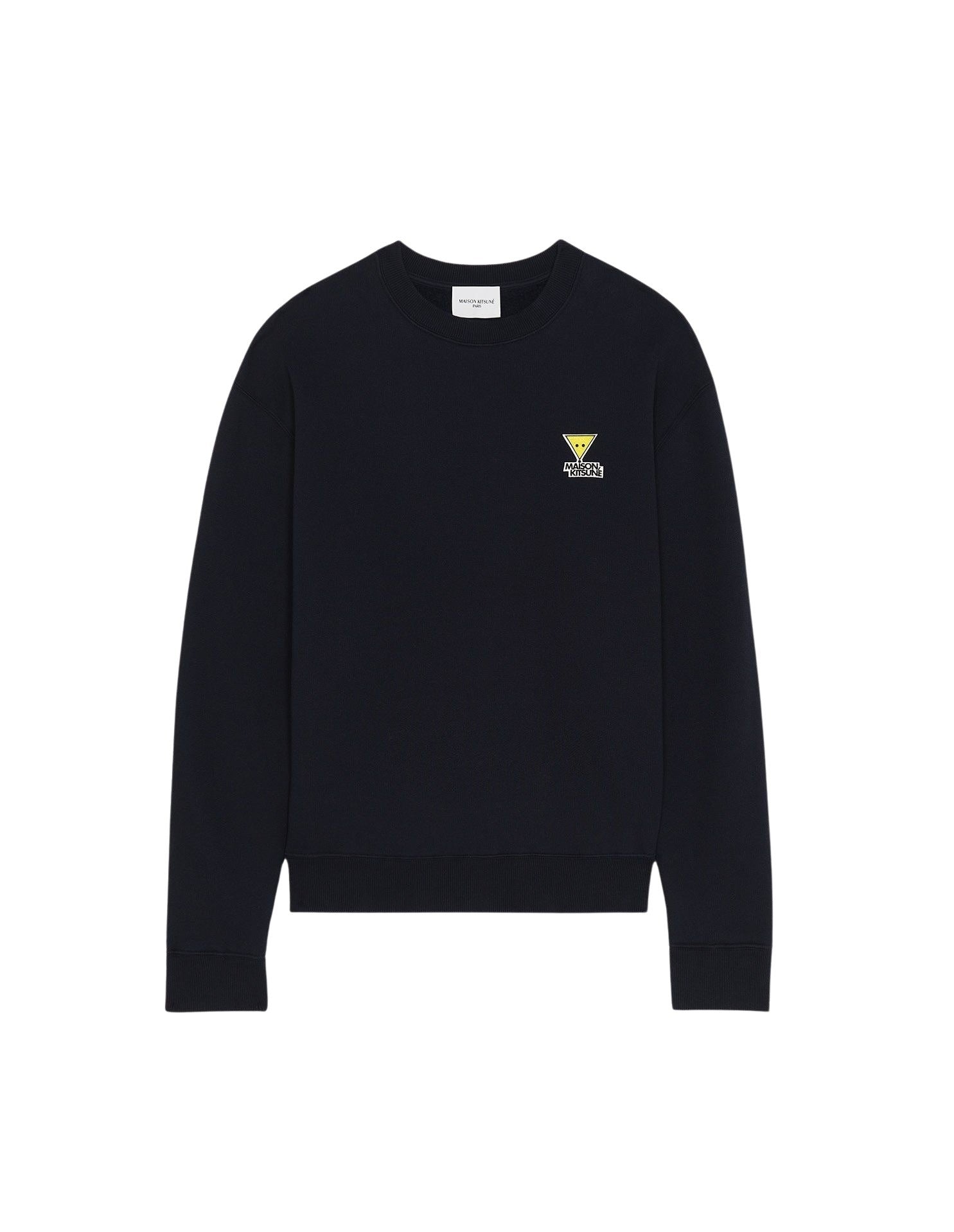 Sweatshirt à col rond avec écusson - Dark Navy