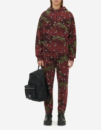 Sweat à capuche imprimé avec cordon de serrage - Wine Lees Design