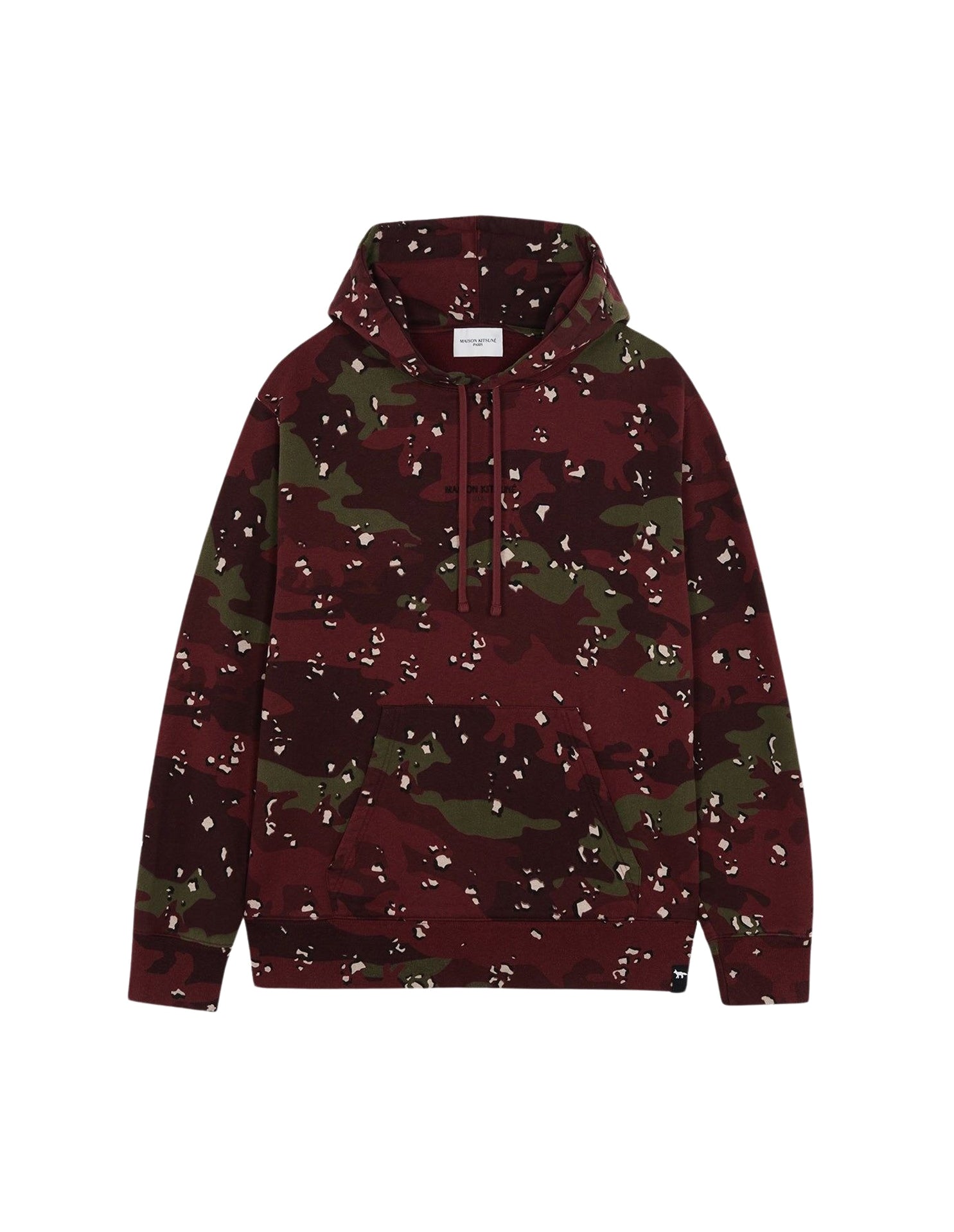 Sweat à capuche imprimé avec cordon de serrage - Wine Lees Design