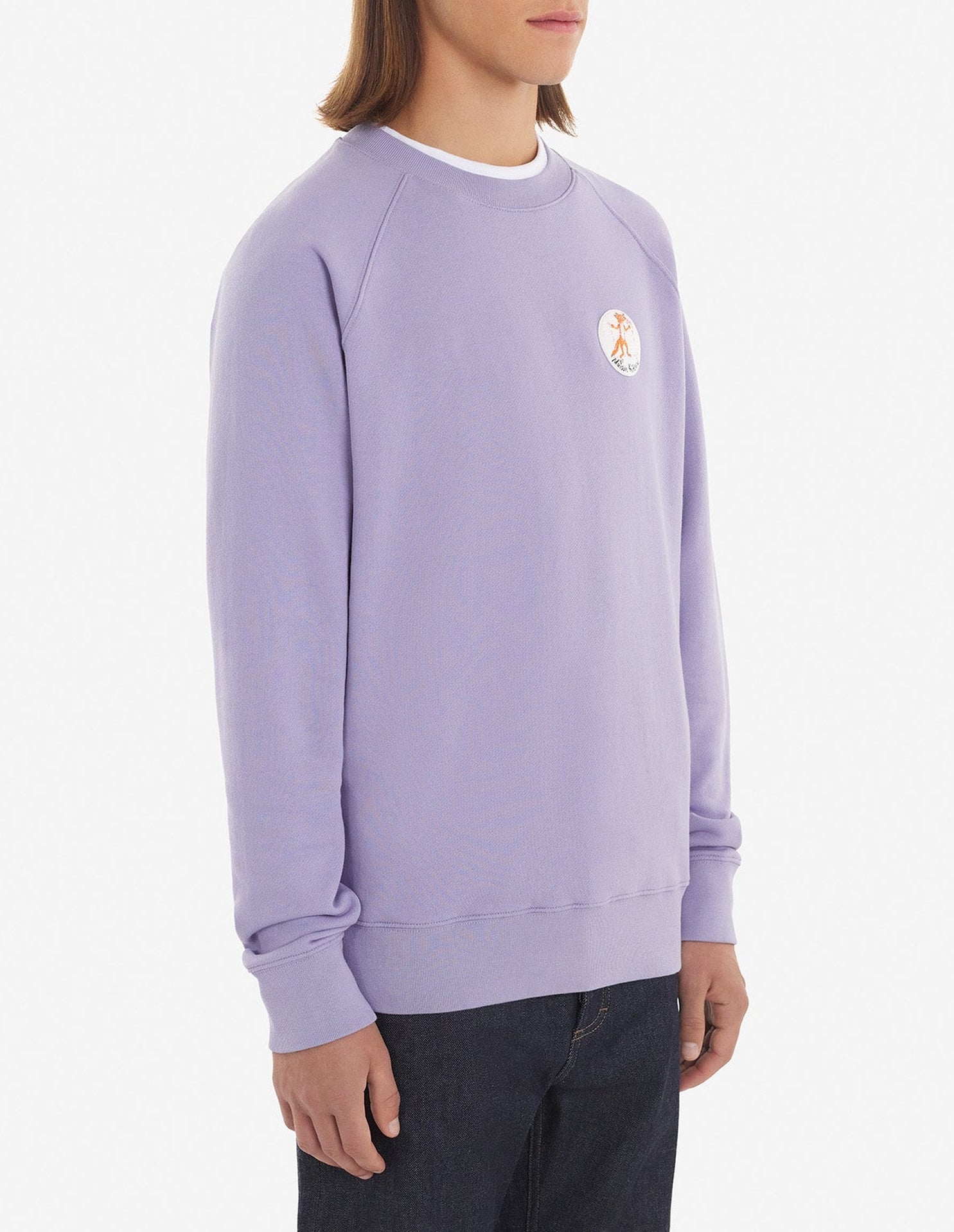 Sweatshirt Maison Kitsuné x Olympia Le-Tan - Misty Lilac