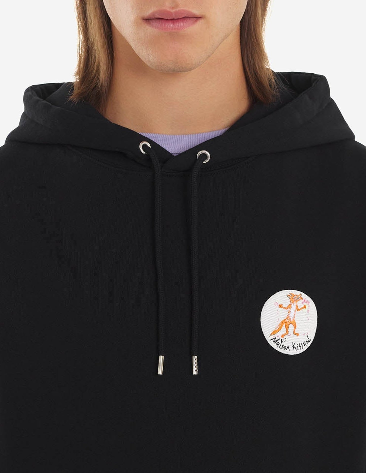 Sweat à capuche Maison Kitsuné x Olympia Le-Tan - Black