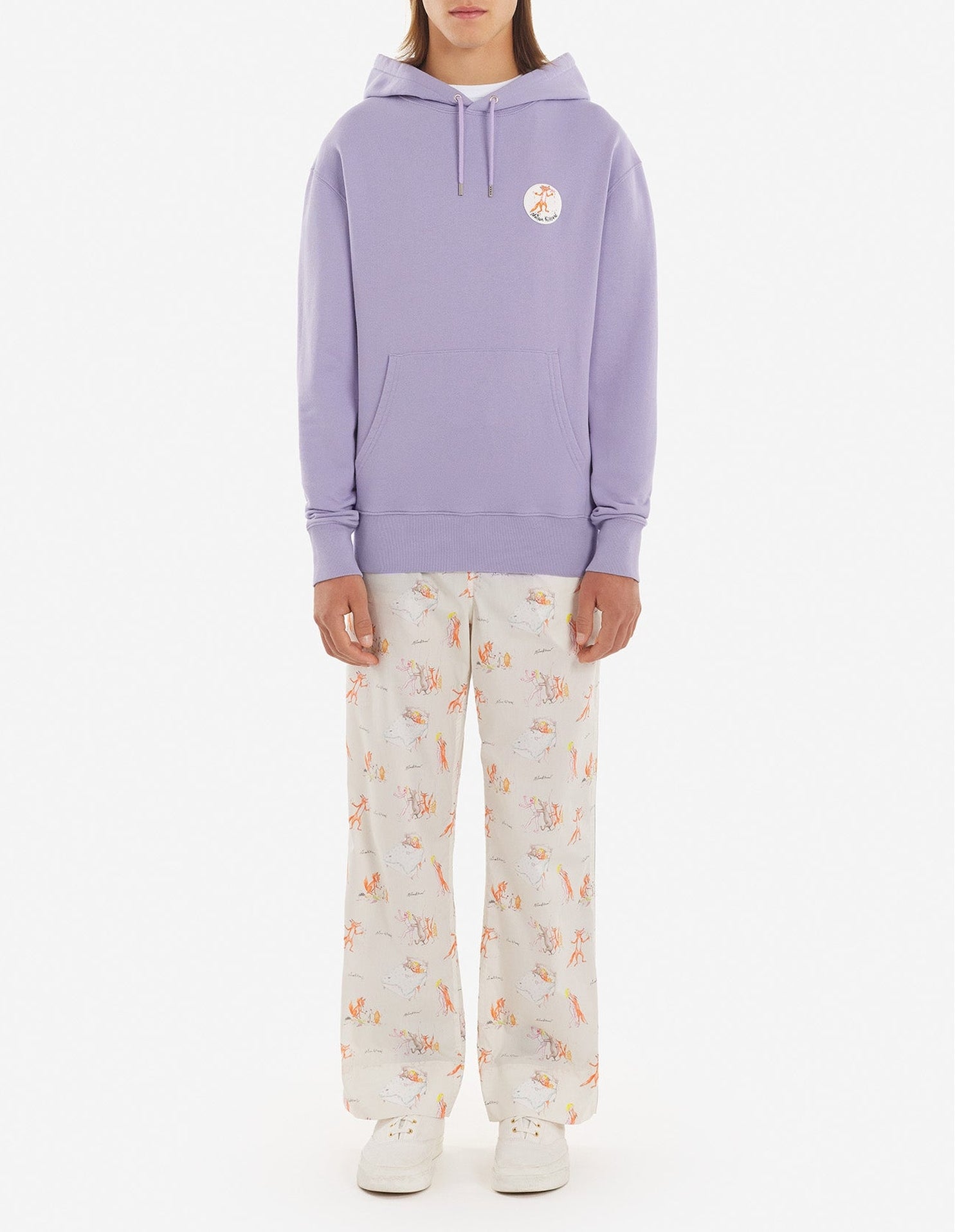 Sweat à capuche Maison Kitsuné x Olympia Le-Tan - Misty Lilac